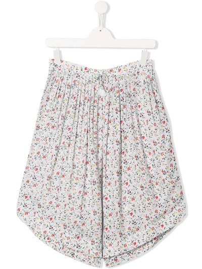 Chloé Kids' Ditsy Floral Culottes In Blue