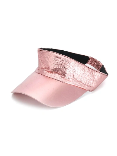 Andorine Kids' Metallic Sun Visor Hat In Pink