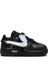 NIKE X OFF-WHITE THE 10 AIR FORCE 1 "BLACK" SNEAKERS