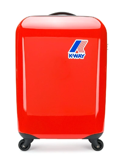 K-way Kids' Logo行李箱 In Red