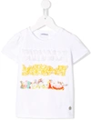 Simonetta Frill Applique T-shirt In White