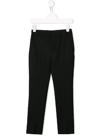 Neil Barrett Kids' Classic Tailored Trousers In Black