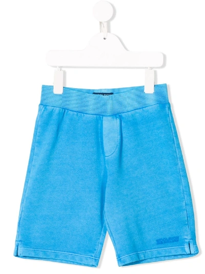 Woolrich Kids' Track Shorts In Blue