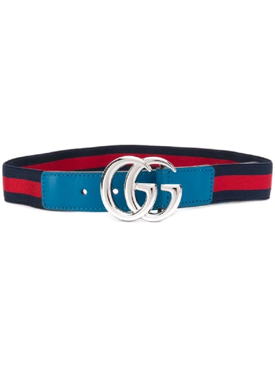 Gucci Kids' Elasticated Logo Belt In 8464