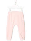 Fendi Babies' Logo Print Track Trousers In Pink