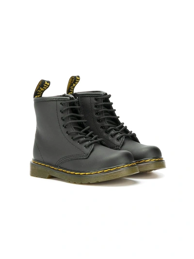 Dr. Martens' Kids' Softy T Boots In Black