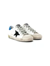 GOLDEN GOOSE STAR PRINT LACE UP SNEAKERS