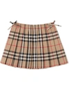 BURBERRY VINTAGE CHECK PLEATED SKIRT