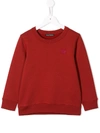Acne Studios Kids' Mini Fairview F Sweatshirt In Red