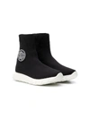 ROBERTO CAVALLI JUNIOR HI-TOP SOCK SNEAKERS