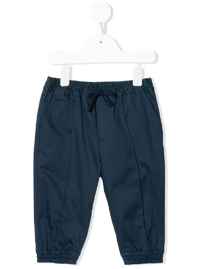 Dolce & Gabbana Babies' Sports Style Track Trousers In Blue
