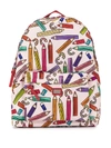 DOLCE & GABBANA TEEN PENCIL PRINT BACKPACK