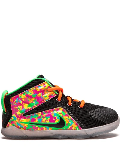 Nike Babies' Lebron 12 Mid-top Sneakers In Black