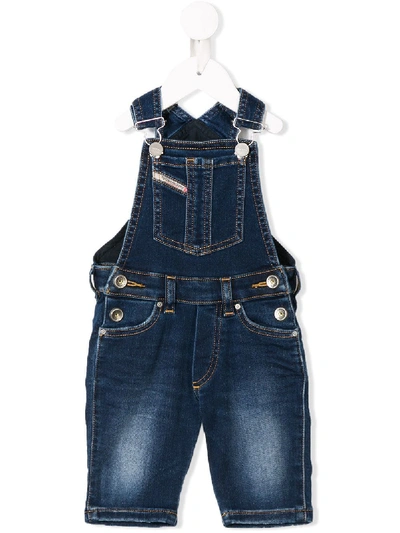 Diesel Babies' Treated Joggjeans Jumpsuit In Blue