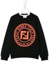 FENDI LOGO-PRINT SWEATSHIRT