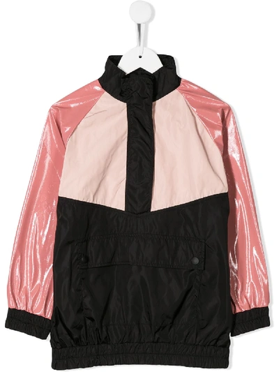 Andorine Kids' Colour-block Jacket In Pink
