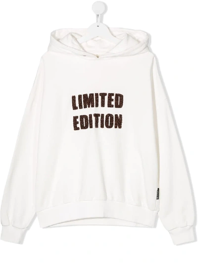 Andorine Teen Hooded Sweatshirt In White