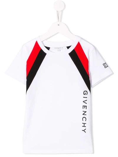 Givenchy Kids' Printed Logo T-shirt In White