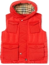 BURBERRY DOWN-FILLED HOODED PUFFER GILET