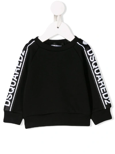 Dsquared2 Babies' Logo Sweatshirt In Black