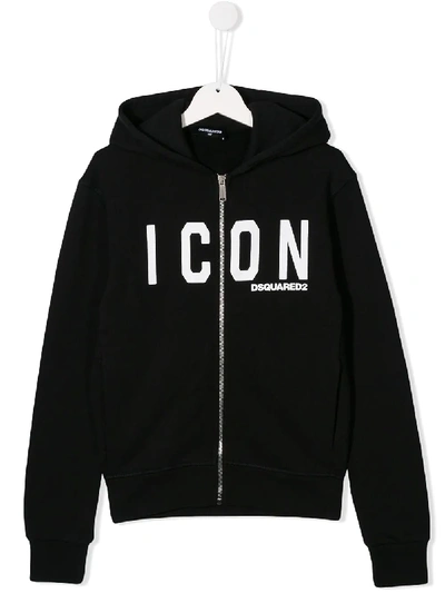 Dsquared2 Kids' Logo Sweatshirt In Black