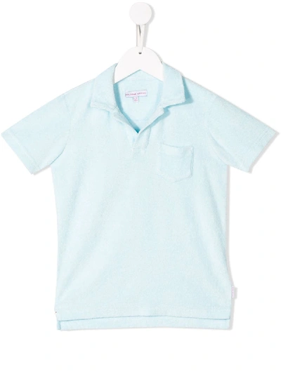 Orlebar Brown Kids' Polo Shirt In Blue