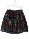 DOLCE & GABBANA PENCIL PRINT SKIRT