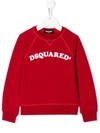 Dsquared2 Logo Printed Sweater In Red
