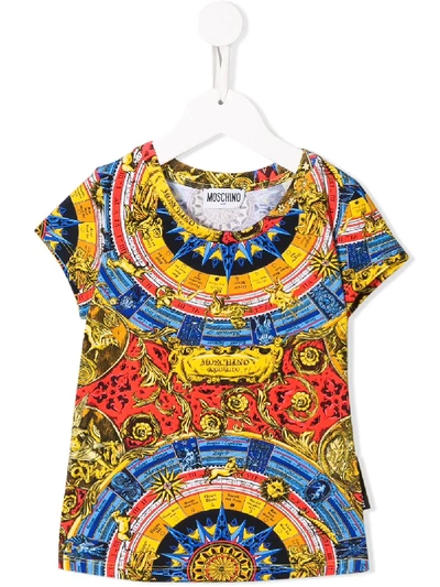 Moschino Kids' Printed T-shirt In Multicolor