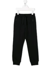 DOLCE & GABBANA LOGO-EMBROIDERED TRACK trousers