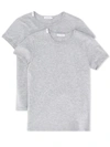 Dolce & Gabbana Basic Short Sleeve T-shirt Set Of Two In Grey