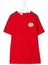 Gucci Kids' Contrast Logo T-shirt In Red