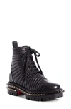 CHRISTIAN LOUBOUTIN YETOTA QUILTED COMBAT BOOT,1200169