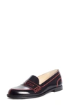 Christian Louboutin Mocalaureat Flat Red Sole Loafers In Black Loubi