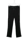 Givenchy Teen 4g Logo Track Trousers In Black