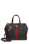 GUCCI SMALL OPHIDIA LEATHER SATCHEL,547551DJ2DG