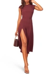 Reformation Gavin Dress In Plum