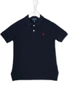 Ralph Lauren Kids' Embroidered Pony Polo Shirt In Blue
