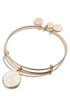 ALEX AND ANI BE THE LIGHT ADJUSTABLE WIRE BANGLE,A19EBLIGHTSR