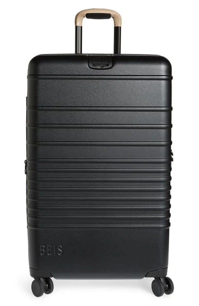 Beis 26-inch Rolling Spinner Suitcase In Black