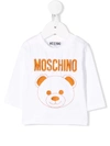 MOSCHINO EMBROIDERED BEAR T-SHIRT