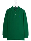 Ralph Lauren Kids' Polo Pony Polo Shirt In Green