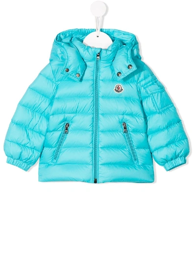 Moncler Babies' Jules Padded Coat In Blue