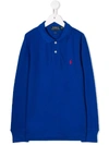 Polo Ralph Lauren Kids' Logo Embroidered Polo Shirt In Blue