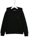 Polo Ralph Lauren Kids Felpa Con Cappuccio Per Bambini In Black