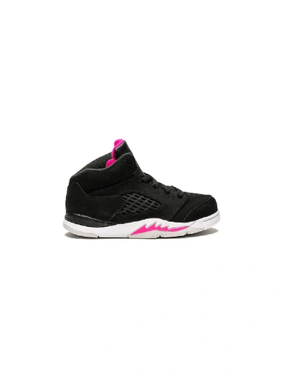 Jordan Kids'  5 Retro Sneakers In Black