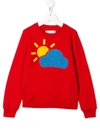 ALBERTA FERRETTI SUNSHINE AND CLOUD SWEATSHIRT