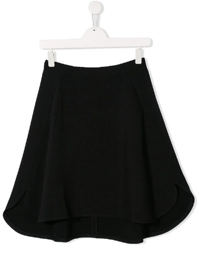 Señorita Lemoniez Teen Petals Skirt In Black