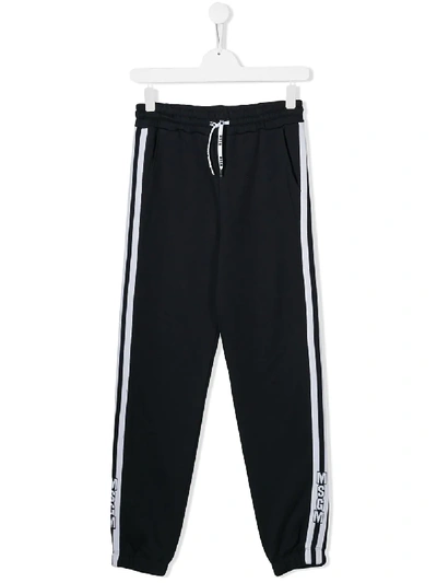 Msgm Teen Track Trousers In Blue