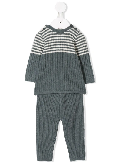Bonpoint Babies' Cashmere Two-piece Set In Grey